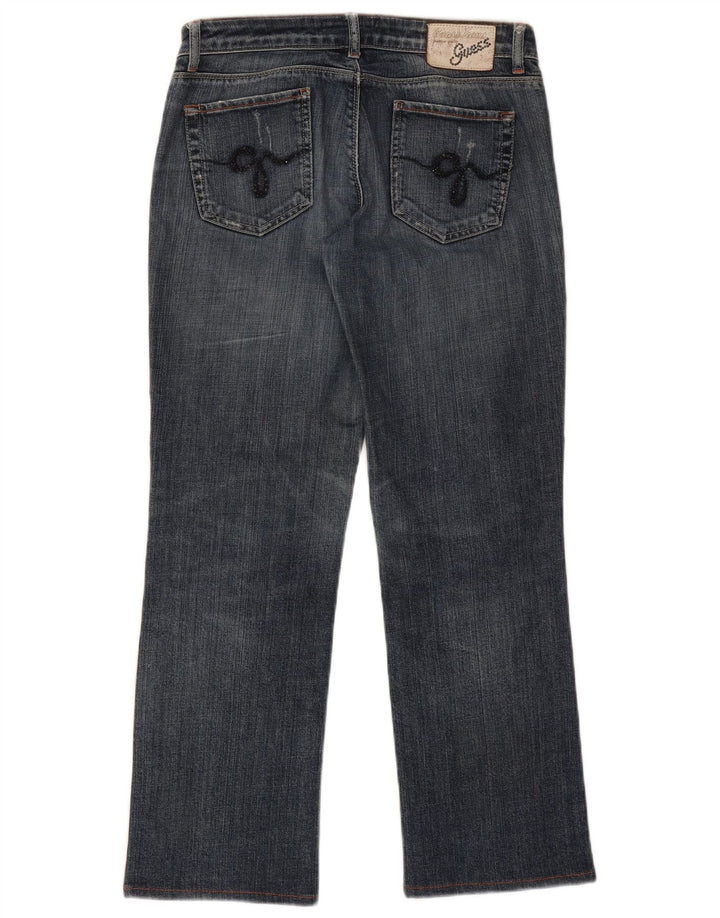 Blugi drepti pentru femei GUESS W29 L27 Albastru