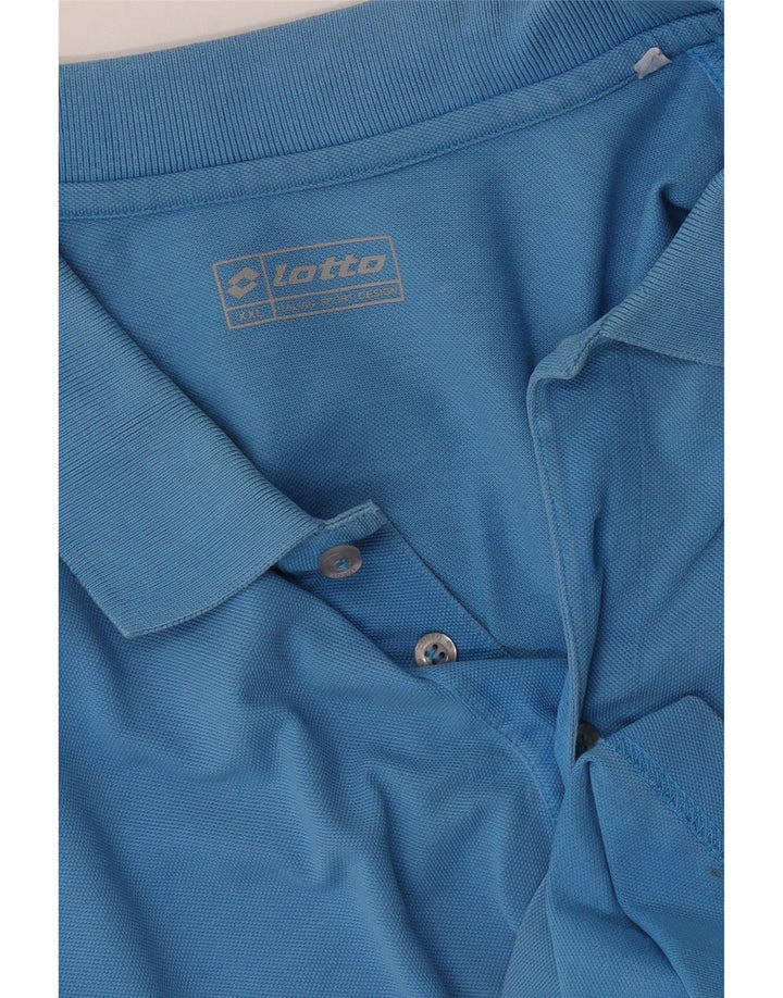 Tricou polo pentru bărbați LOTTO 2XL Albastru