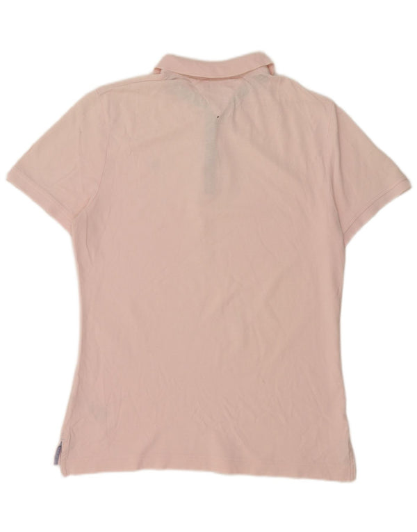 Tricou polo Tommy Hilfiger pentru femei UK 14 mare bumbac roz