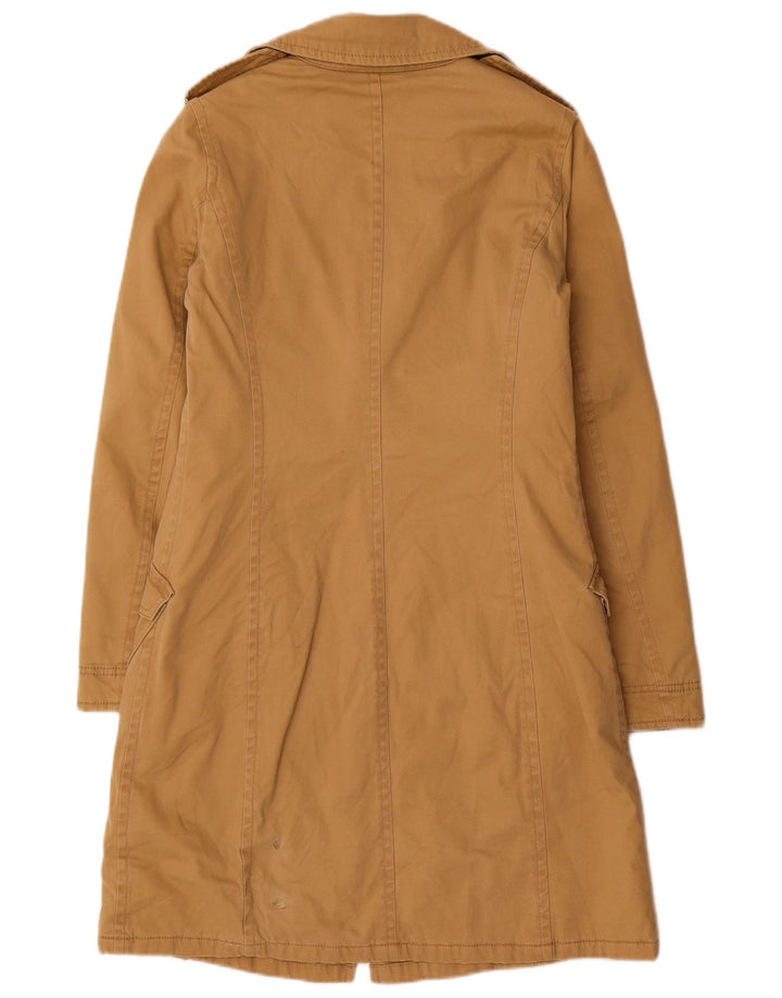 Trench pentru femei Benetton UK 8 Small Beige Bumbac