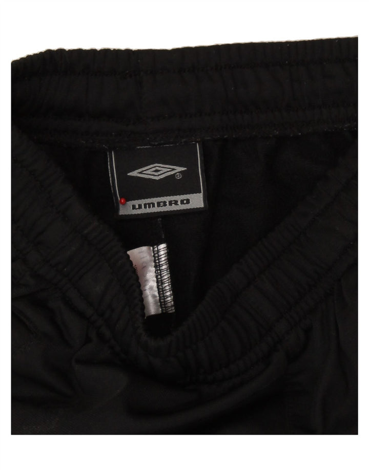 UMBRO Boys Tracksuit Trousers Joggers 9-10 Years Black Polyester Vintage Umbro and Second-Hand Umbro from Messina Hembry 