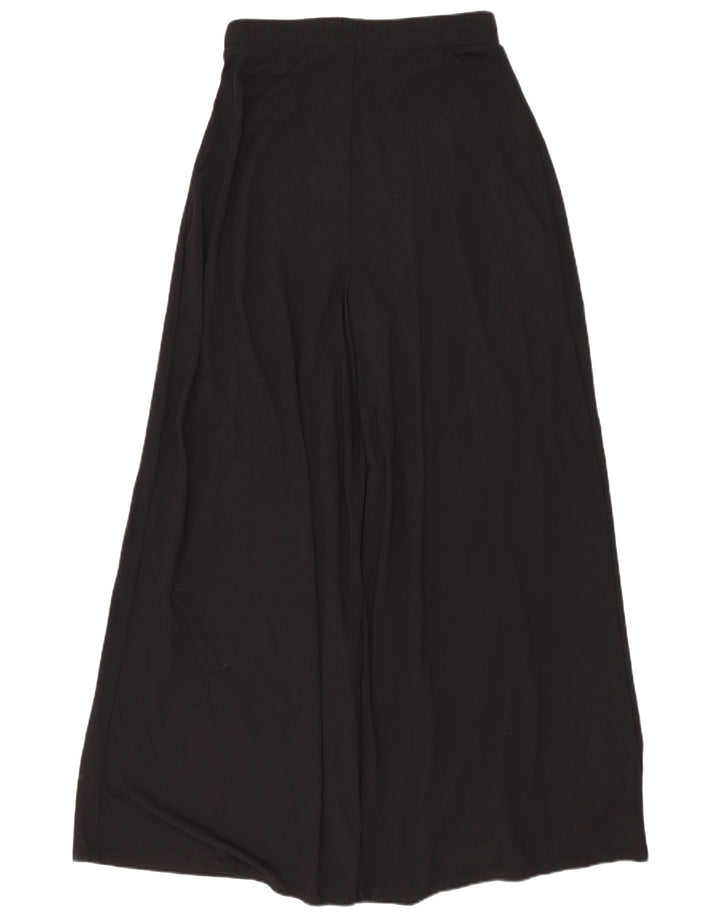 Stefanel Pantaloni Cullotes Femei XS W24 L27 Viscoza Neagra
