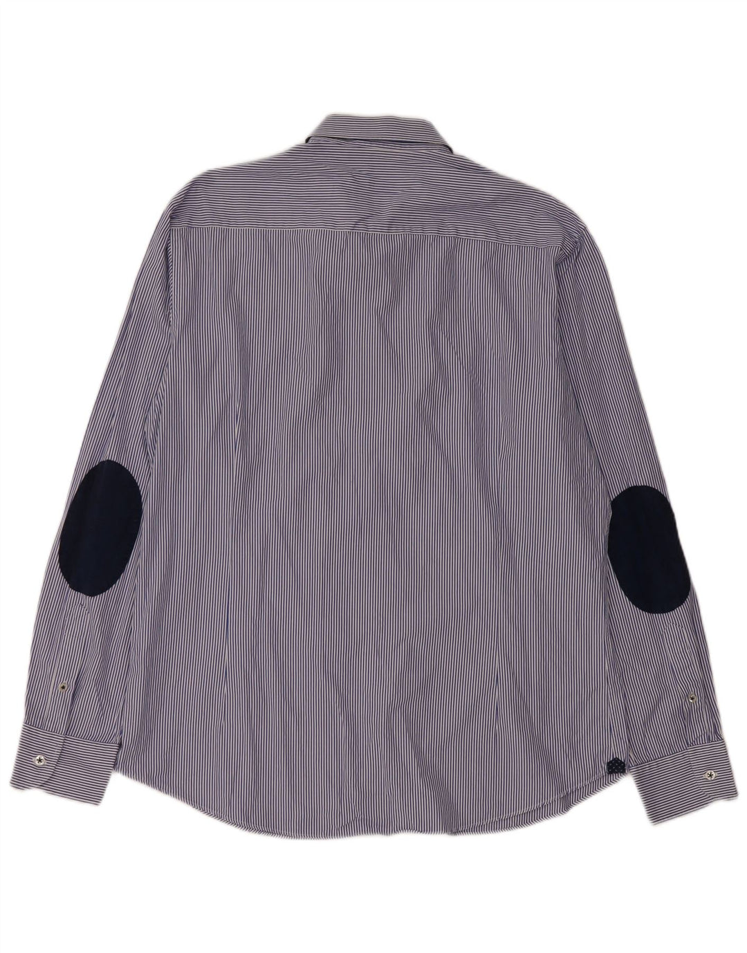 Cămașă pentru bărbați MASSIMO DUTTI XL Blue Pinstripe