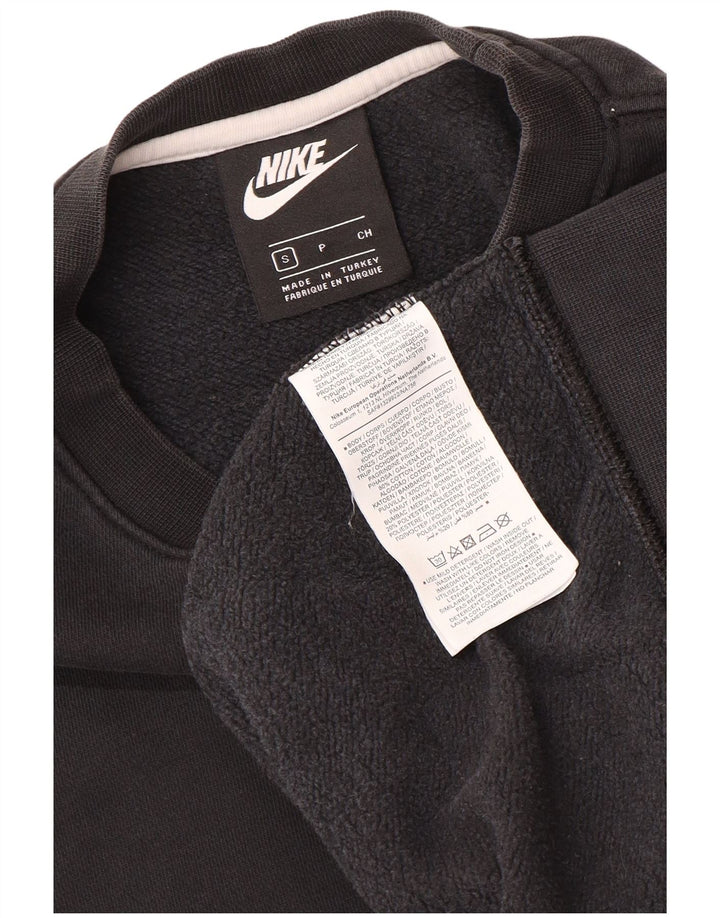 Pulover NIKE pentru bărbați, cu tăiere largă, din bumbac mic, negru