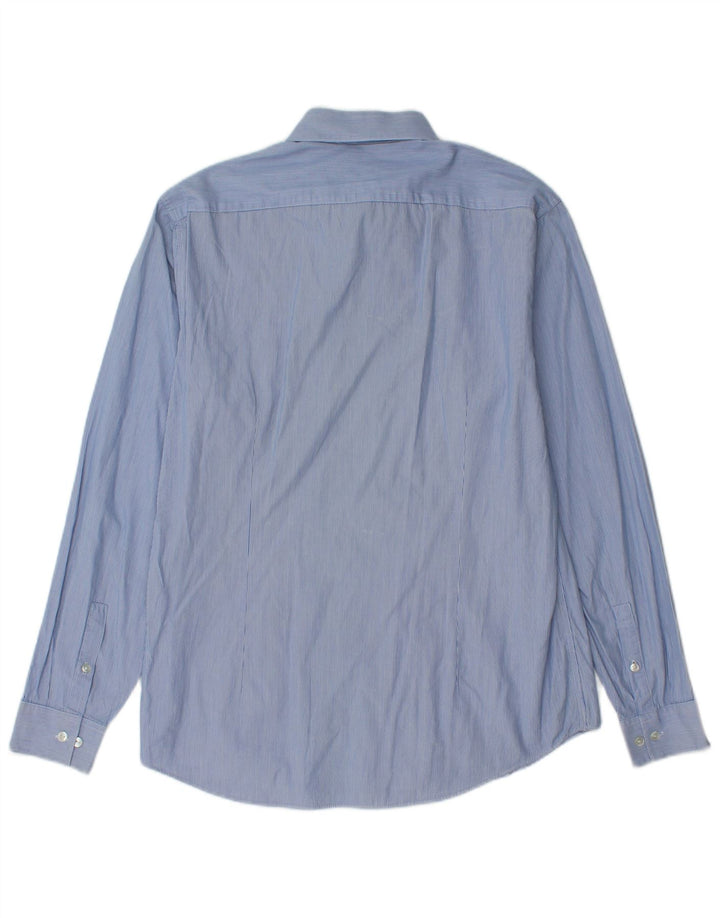 Cămașă pentru bărbați Calvin Klein Mărimea 40 15 3/4 Medium Blue Pinstripe