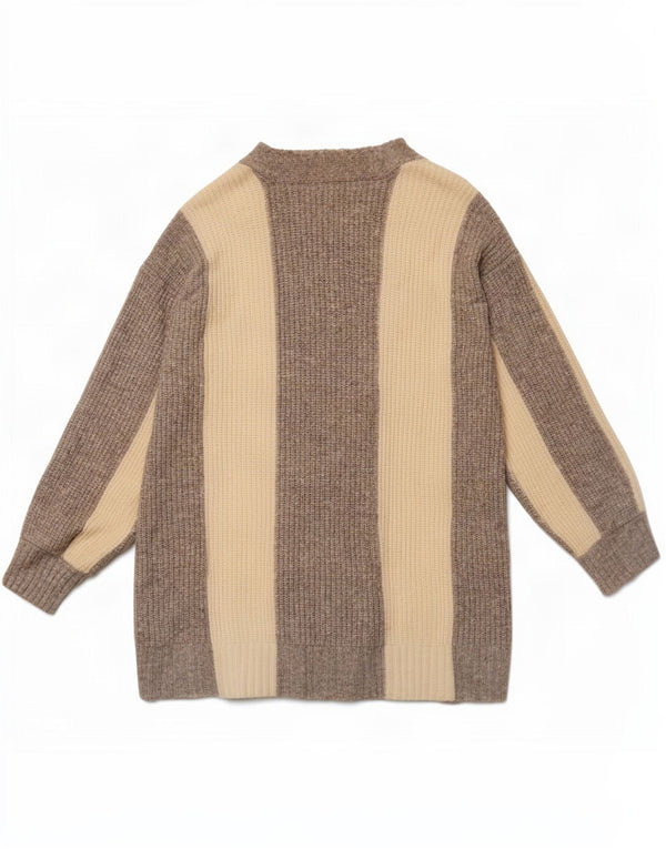 Pulover cardigan cu paragate pentru femei Marks & Spencer UK 14 gri mediu