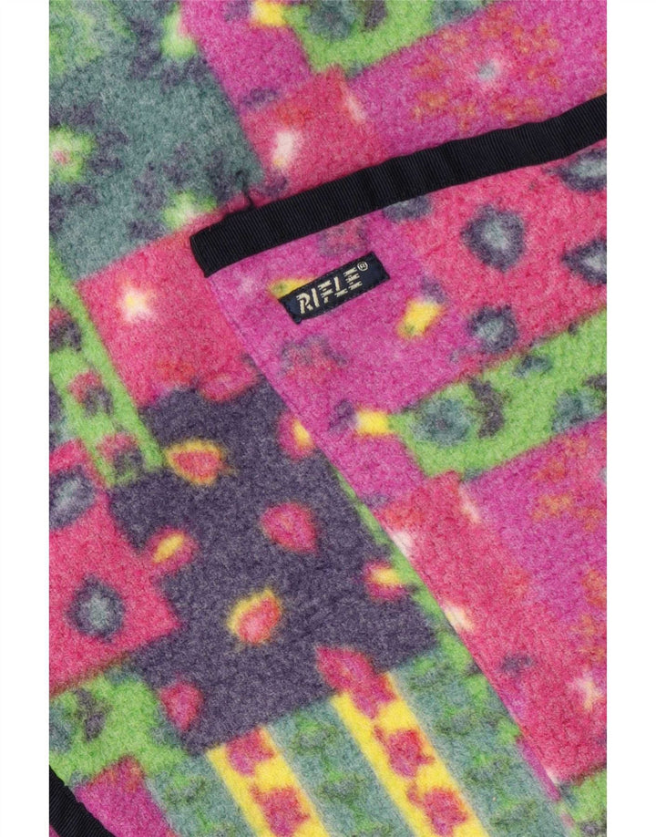 Rifle Gilet reversibil pentru bărbați din fleece UK 40, mare, multicolor, patchwork