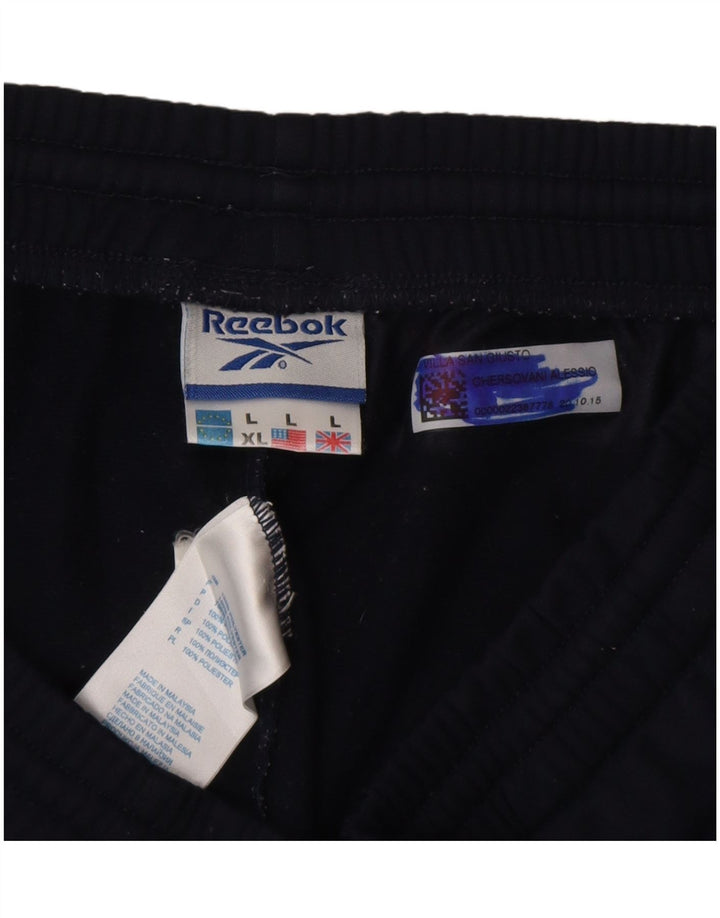 Pantaloni de trening Reebok pentru bărbați, mari, albastru, poliester