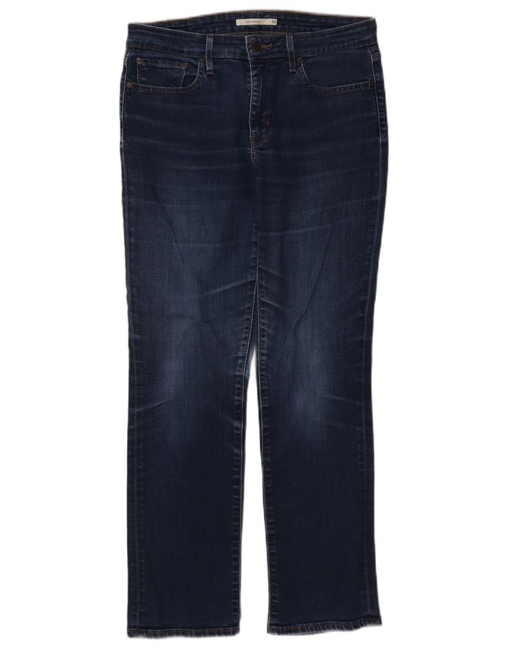 Blugi drepti 714 pentru femei Levi's W30 L29 bleumarin