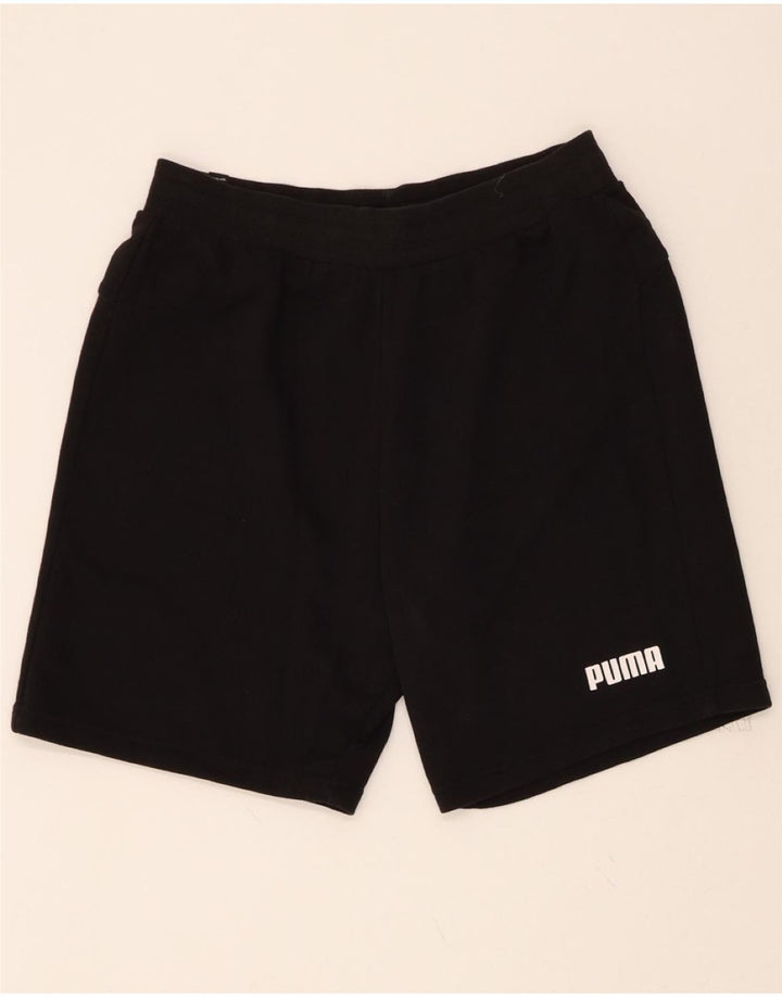PUMA Mens Sport Shorts Large Black Cotton Vintage Puma and Second-Hand Puma from Messina Hembry 