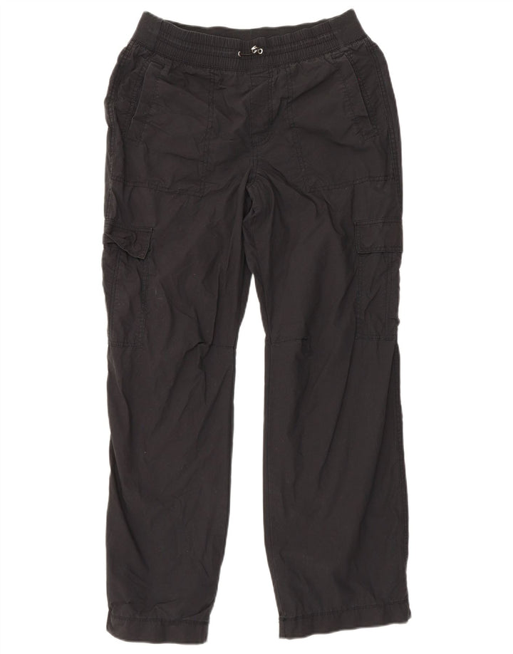 Dkny Pantaloni Cargo Drepți Femei Mici L29 L29 Bumbac Negru