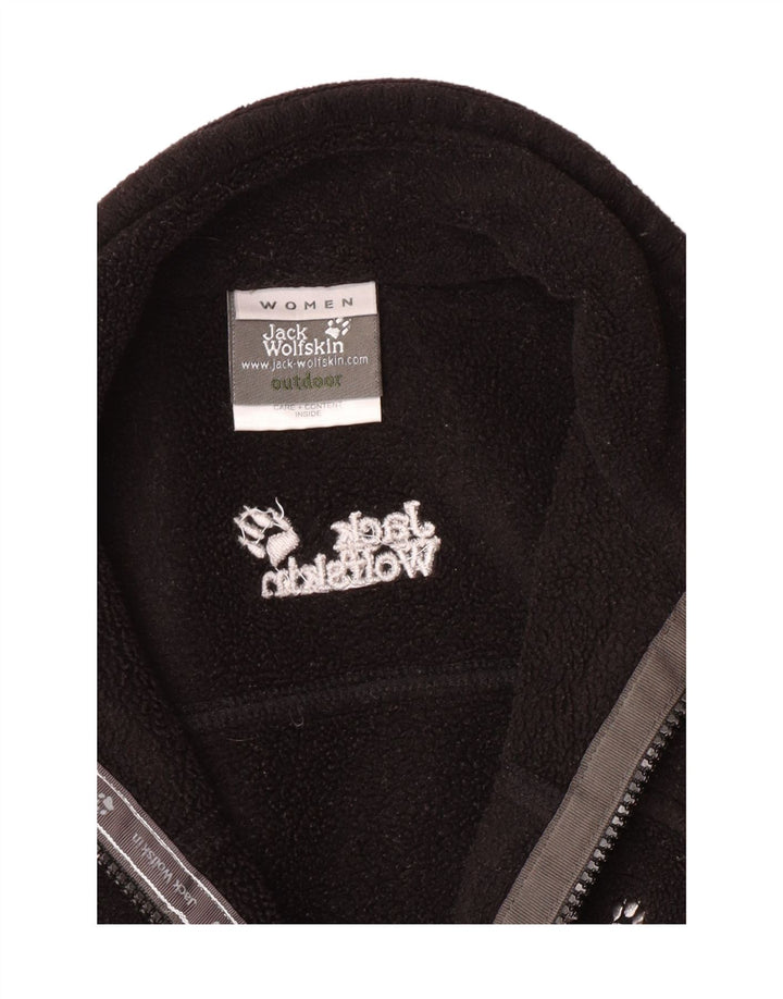 Jachetă fleece pentru femei JACK WOLFSKIN UK 10 Poliester negru mic