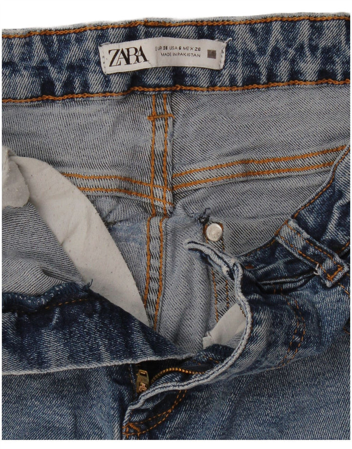 Blugi evazați pentru femei Zara EU 38 Mici L28 L33 Albastru