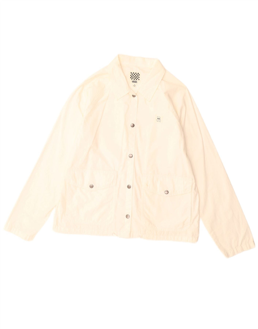 Bomber pentru femei Vans UK 10 Small White Bumbac