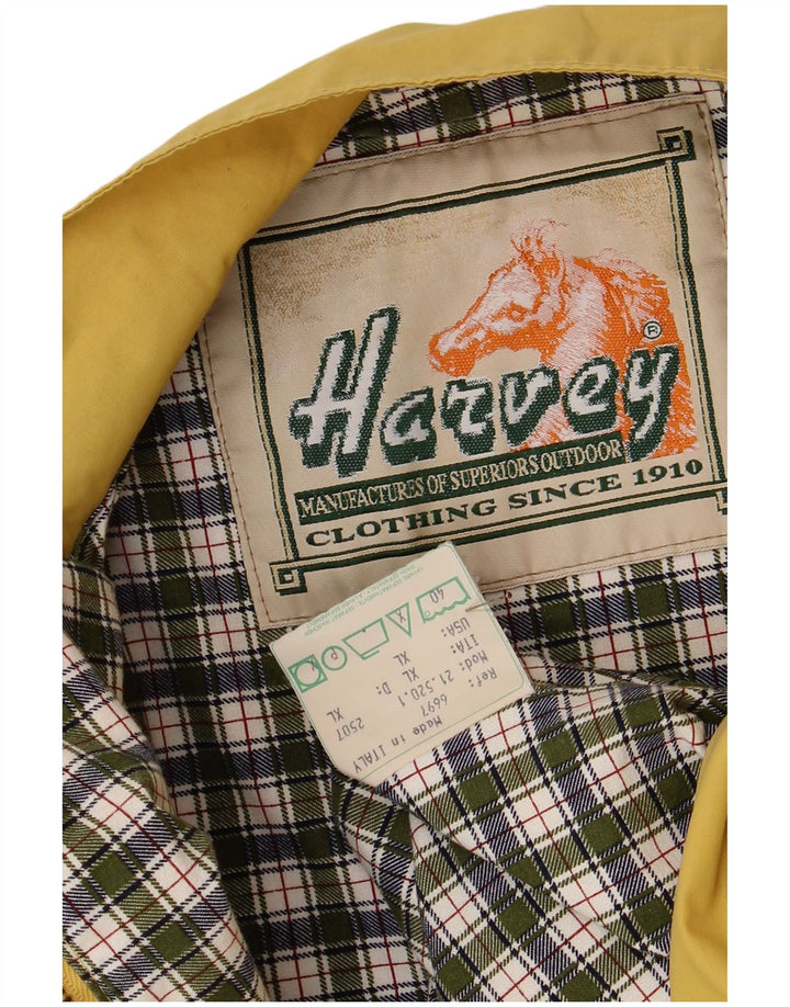 Bomber vintage pentru bărbați UK 42 XL, poliester galben