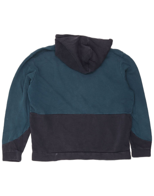 Jack & Jones Pulover grafic pentru bărbați, bumbac colorblock, 2XL, albastru