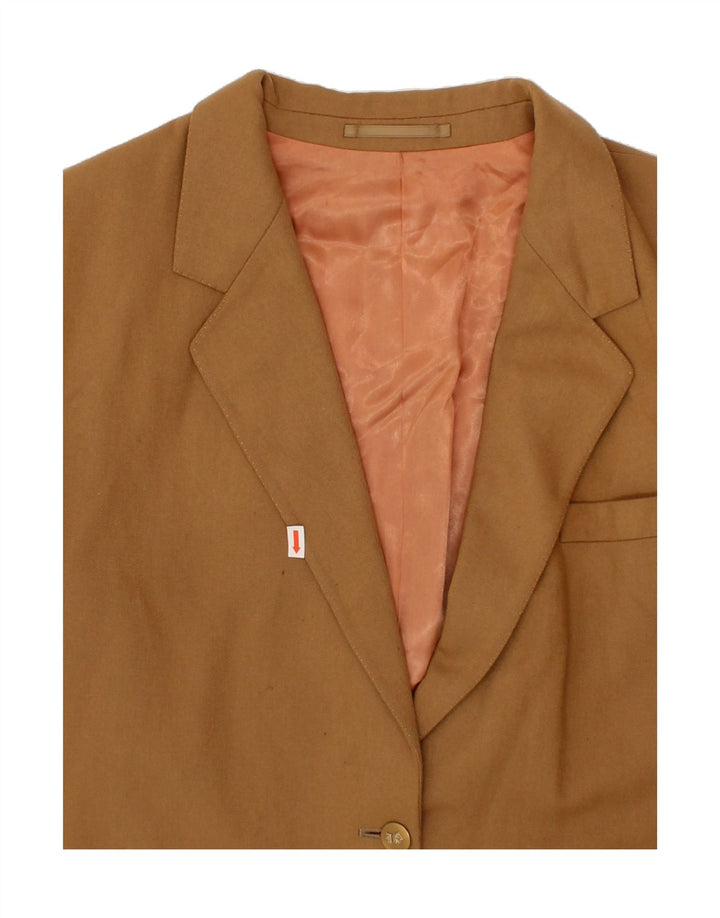 AQUASCUTUM Mens 2 Button Blazer Jacket UK 40 Large Brown Vintage Aquascutum and Second-Hand Aquascutum from Messina Hembry 