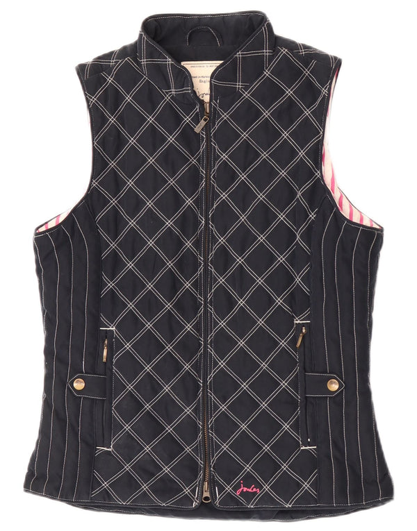 Gilet căptușit pentru femei Joules UK 10 Small Bluemarin Argyle/Diamond Poliester