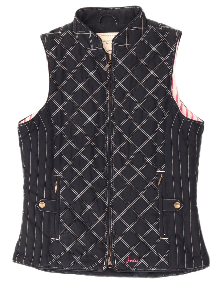 Gilet căptușit pentru femei Joules UK 10 Small Bluemarin Argyle/Diamond Poliester