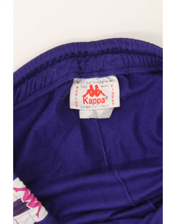Pantaloni scurți de sport grafic Kappa pentru bărbați, mari, mov, poliester color bloc