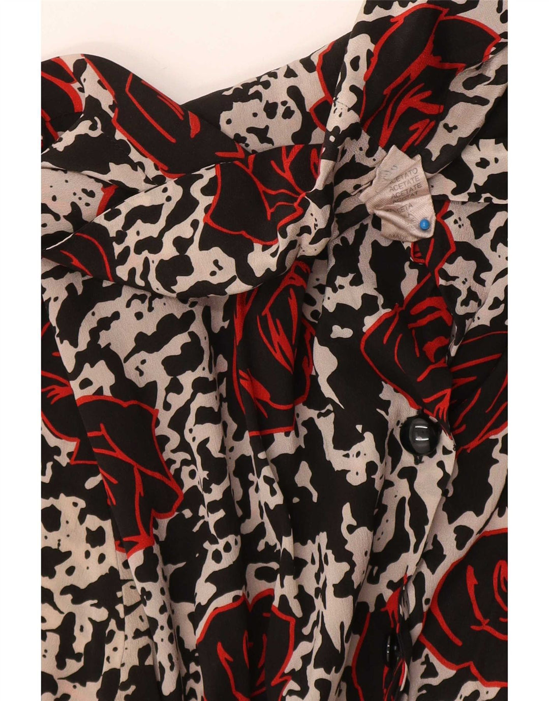 Rochie A-Line Vintage pentru Femei IT 44 Medium Multicolor Acetat Floral