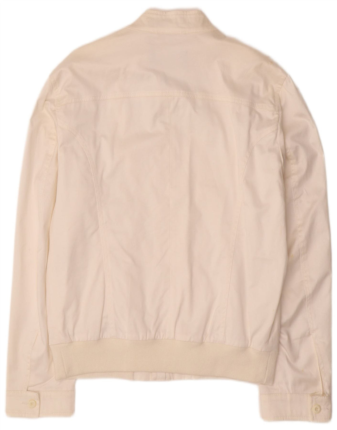 ICEBERG Bomber Jacket pentru bărbați UK 44 2XL Bumbac alb