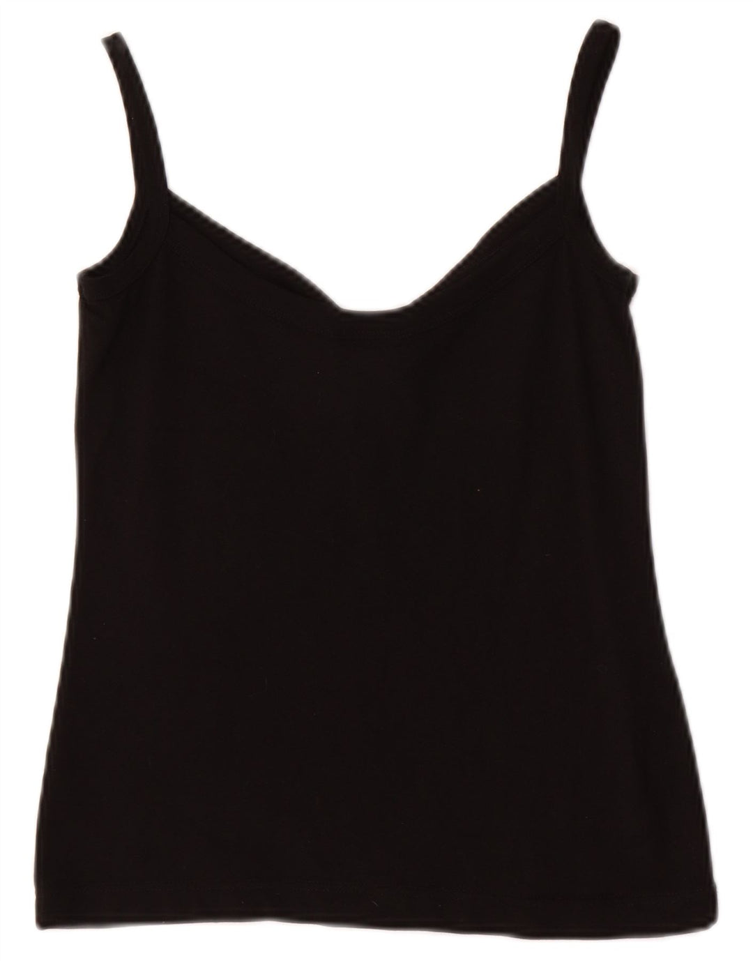 LACOSTE Cami Top pentru femei UK 8 Small Black Bumbac
