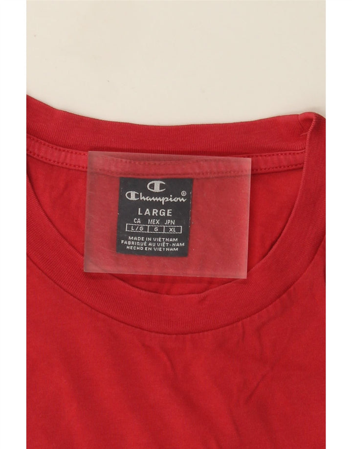 Tricou grafic Champion pentru bărbați Top mare roșu