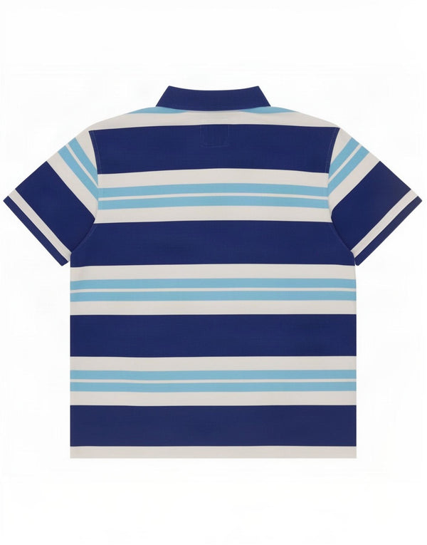 Crew Clothing Tricou polo pentru bărbați 2XL, bumbac cu dungi albastre