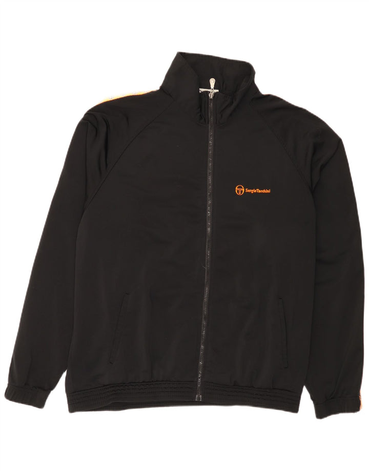 Trening complet grafic pentru bărbați Sergio Tacchini IT 54 XL, negru, bloc de culoare