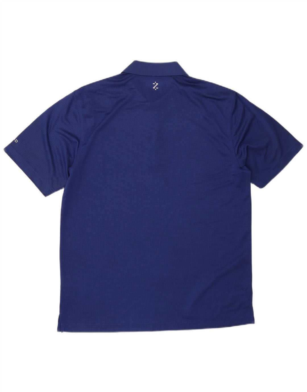 Tricou polo Izod pentru bărbați, poliester albastru mediu