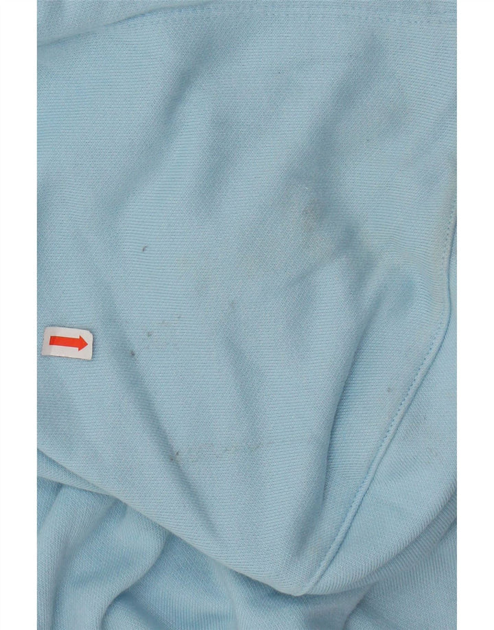 Pulover cu glugă cu grafic supradimensionat pentru femei CHAMPION UK 10 Small Blue