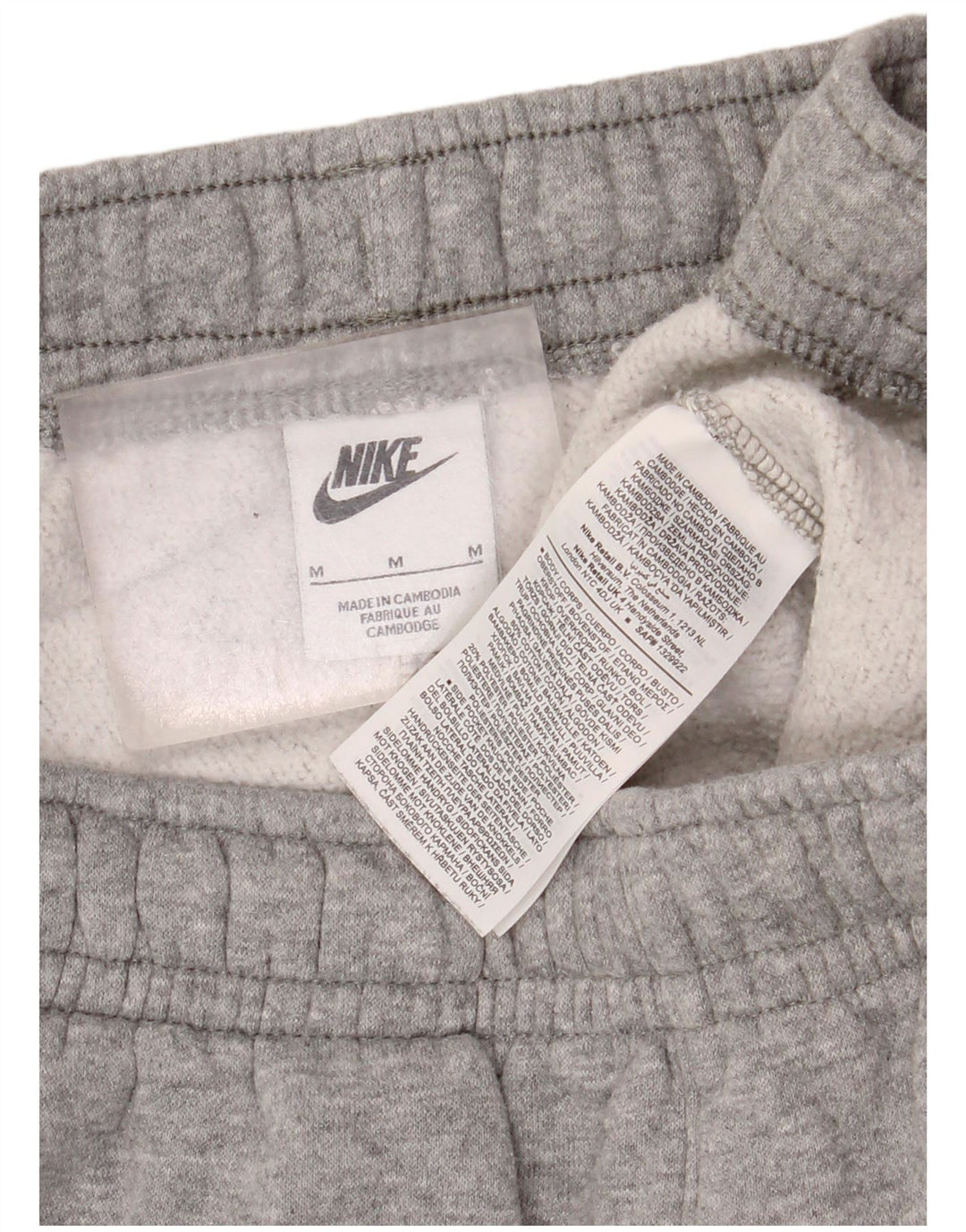 Pantaloni de trening cargo Nike pentru bărbați Joggeri, bumbac, gri mediu
