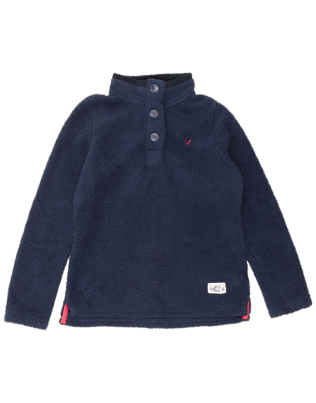 Crew Clothing Pulover din lână pentru femei UK 12 Medium Bleumarin Poliester