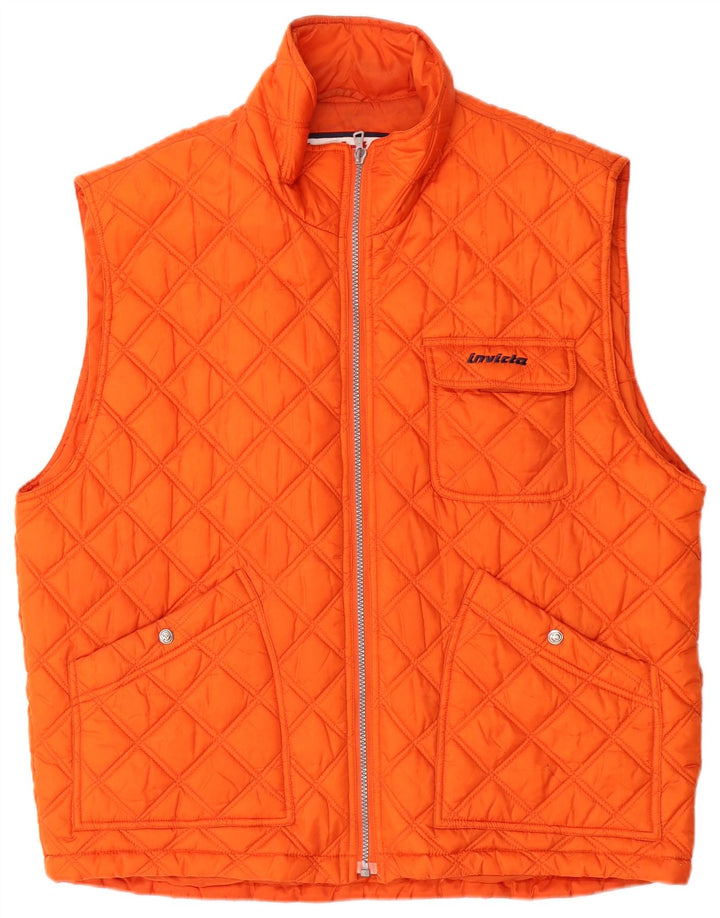 Gilet matlasat Invicta pentru bărbați UK 42 XL Orange Poliamidă