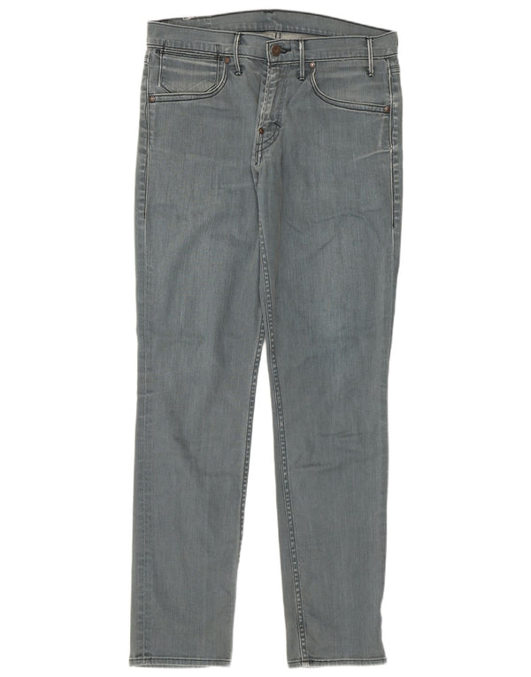 Blugi slim pentru bărbați Levi's W33 L34 bumbac gri