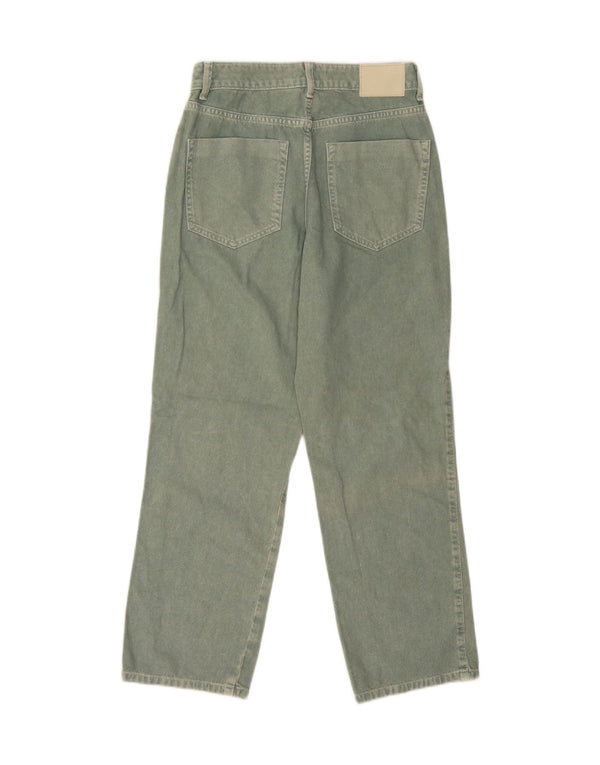 Blugi conici pentru femei Zara EU 38 Mici L28 L27 Bumbac verde
