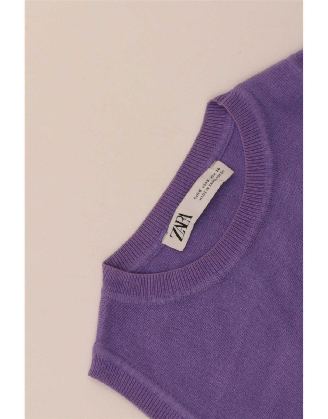 Top cu vestă pentru femei Zara UK 8 Small Violet