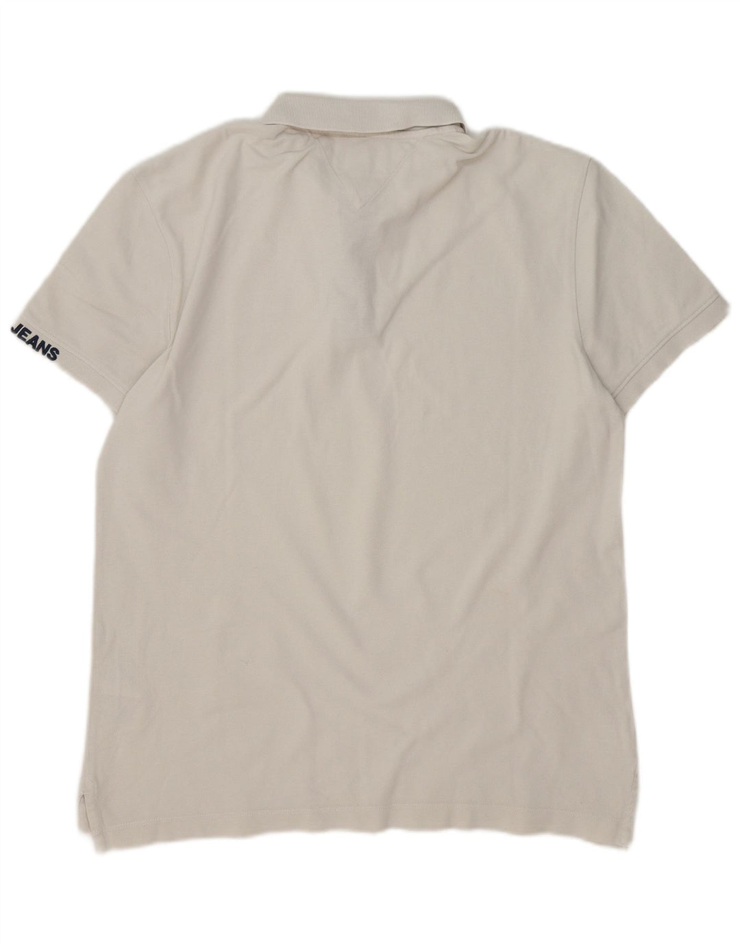 Tricou polo Tommy Hilfiger pentru bărbați, bumbac alb mediu