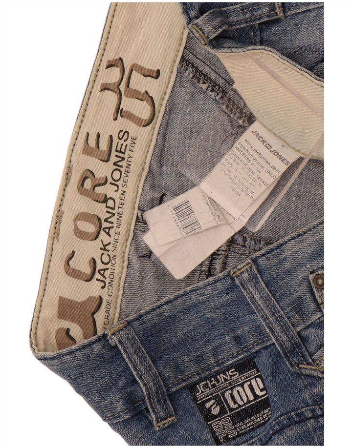 Pantaloni scurți din denim Jack & Jones pentru bărbați, mediu W32, bumbac albastru