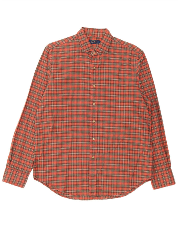 Cămașă Polo Ralph Lauren pentru bărbați, mare, portocaliu, din bumbac
