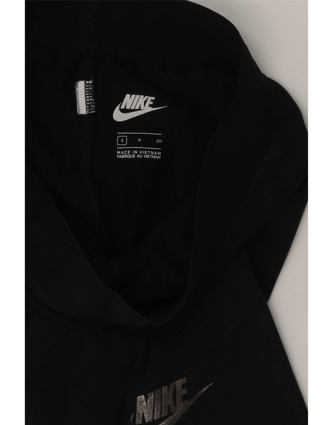 Leggings grafic Nike pentru femei UK 10, negru, color block