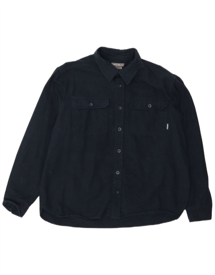 Cămașă pentru bărbați Eddie Bauer, bumbac mediu albastru bleumarin