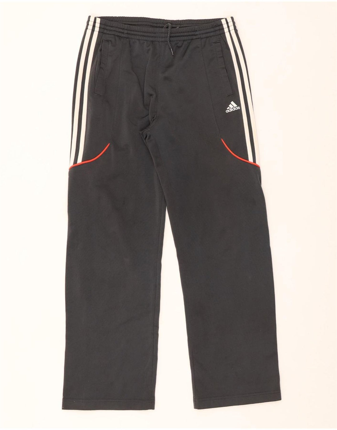 Pantaloni de trening ADIDAS pentru baieti 11-12 ani poliester gri