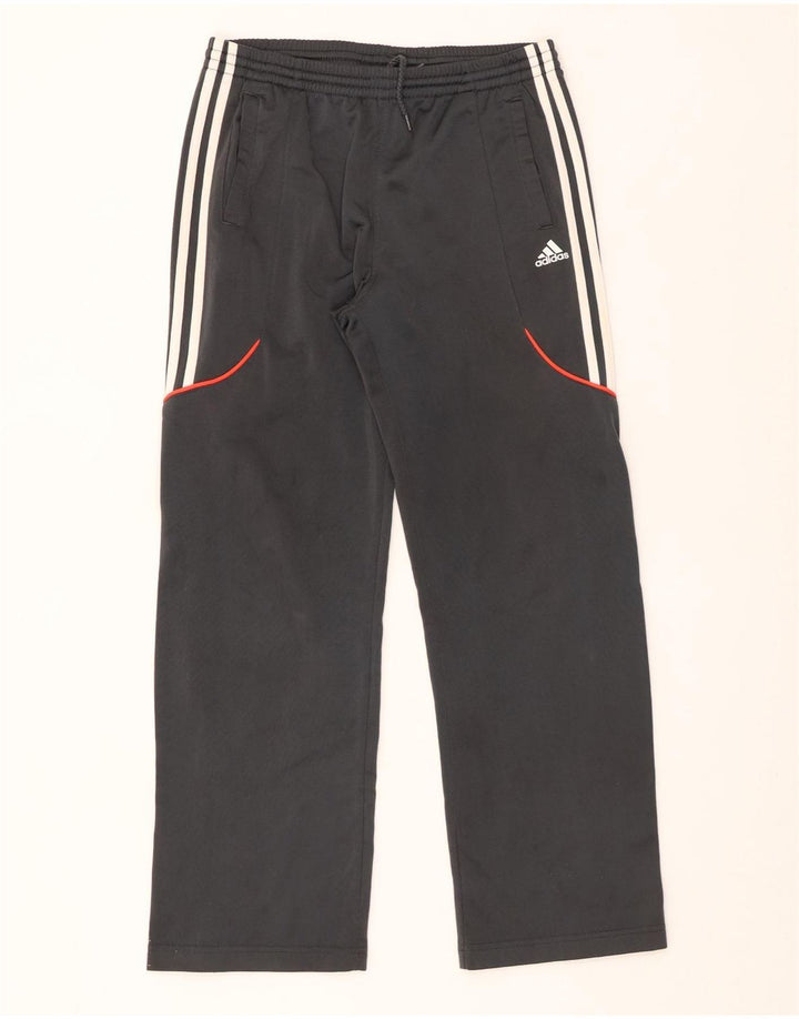 Pantaloni de trening ADIDAS pentru baieti 11-12 ani poliester gri