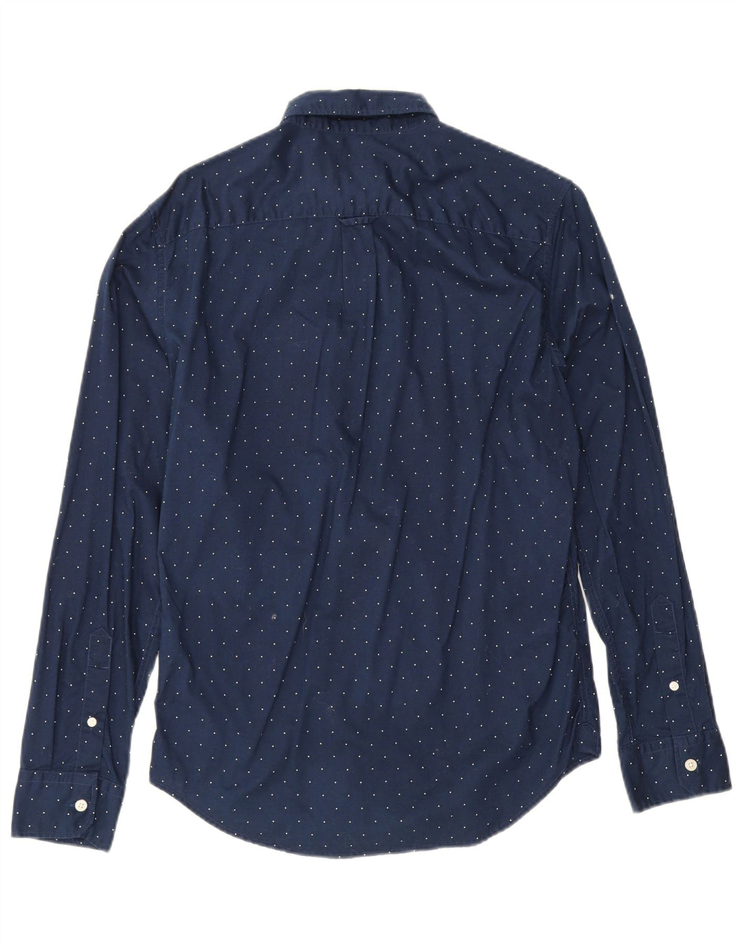 Cămașă pentru bărbați American Eagle, mică, albastru, bumbac cu pete