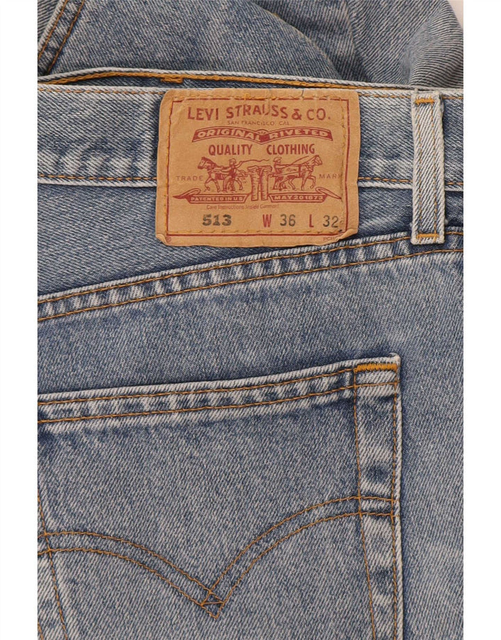 Blugi Levi's 513 Slim Straight W36 L32 Albastru