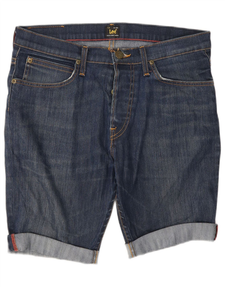 Pantaloni scurți Lee Jegger Denim W31, bumbac albastru mediu