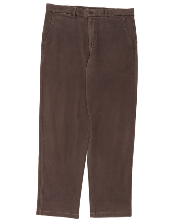 Pantaloni chino drepți pentru bărbați Avirex L36 L32 bumbac gri