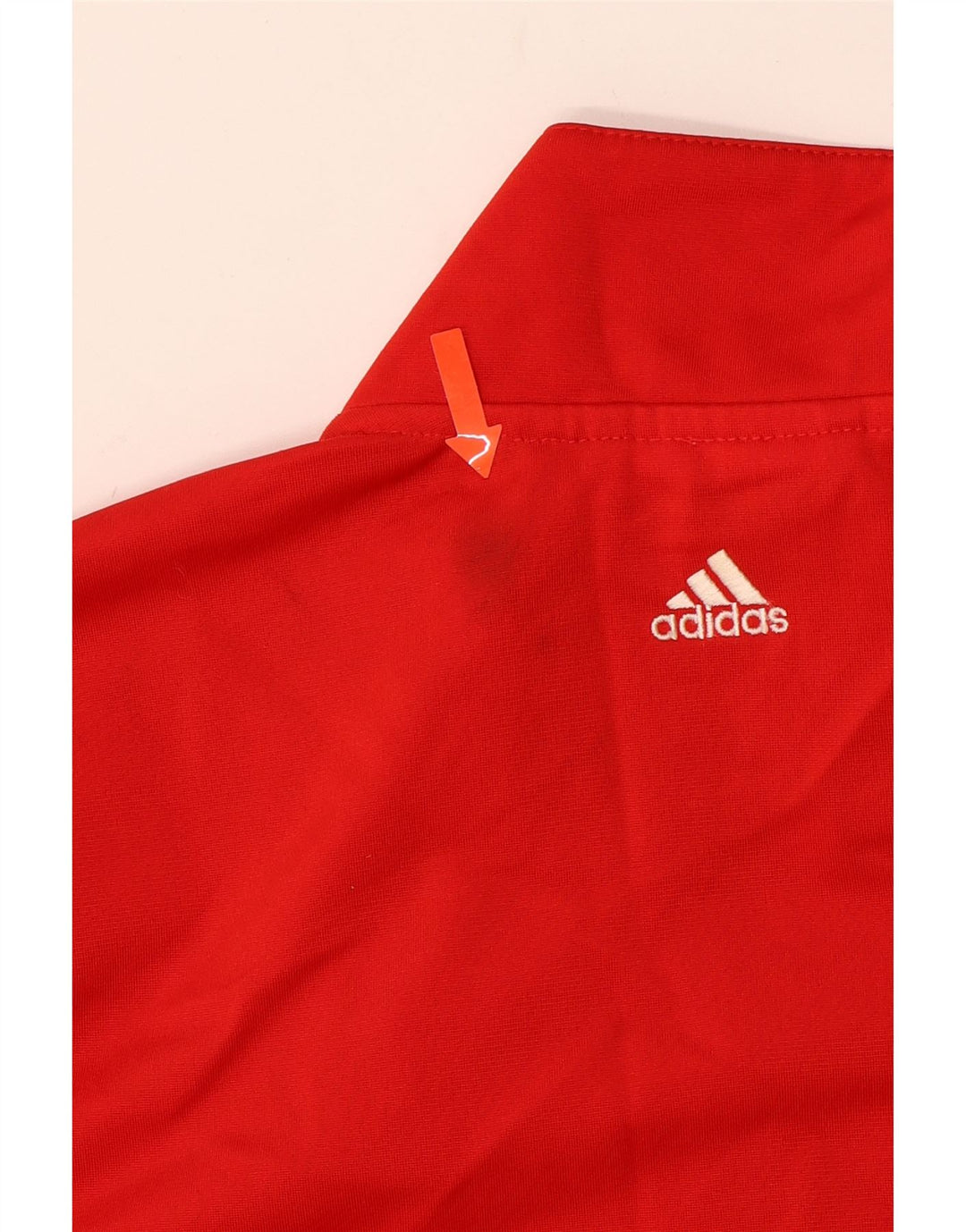 Jachetă de trening pentru băieți ADIDAS 13-14 ani, poliester color bloc roșu